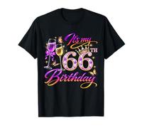 Womens It’s My 66th Birthday 66 Years Old Birthday Queen T-Shirt