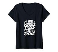 Women's It Will Cut it Will Kill - Chef and Knife Maker Forge V-Neck T-Shirt