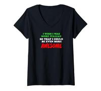 Women's Italian American Heritage Even More Awesome Proud V-Neck T-Shirt