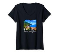 Womens Italy Torbole Sul Garda V-Neck T-Shirt