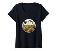 Women's Italy Tuscany V-Neck T-Shirt