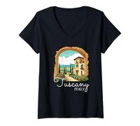 Women's Italy Tuscany V-Neck T-Shirt