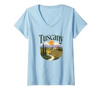 Women's Italy Tuscany V-Neck T-Shirt