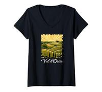 Women's Italy Val d’Orcia Tuscany V-Neck T-Shirt