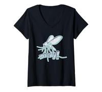 Women's Itchy Mosquito bite V-Neck T-Shirt