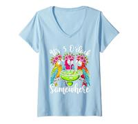 Womens It's 5 O'clock Somewhere V-Neck T-Shirt