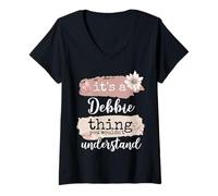 Womens It's a Debbie thing V-Neck T-Shirt