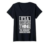 Womens It's A Gian Carlo Thing You Wouldn't Understand V-Neck T-Shirt