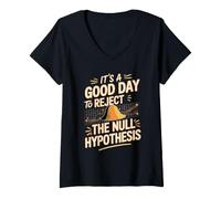 Women's It's a Good Day to Reject the Null Hypothesis Data Scientist V-Neck T-Shirt