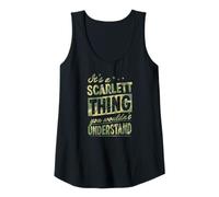 Womens It's A Scarlett Thing You Wouldn't Understand First Name Tank Top