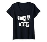 Women's It's a Trap V-Neck T-Shirt