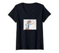 Women's It's Always Sunny Charlie Board Pepe Silvia Conspiracy Meme V-Neck T-Shirt