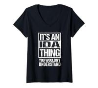 Womens It's an Ida Thing You Wouldn't Understand First Name V-Neck T-Shirt