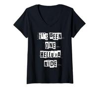 Women's It's Been One Helluva Ride V-Neck T-Shirt