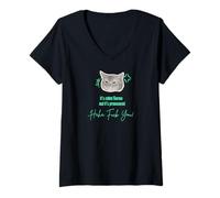 Womens It's Called Karma (And It's Pronounced Haha F You) V-Neck T-Shirt