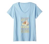 Womens It's Getting Hot in Here So Take Off All Your Cloves V-Neck T-Shirt