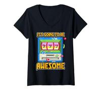 Womens It's going to be awesome V-Neck T-Shirt