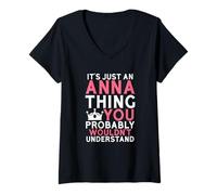 Women's It's Just an Anna Thing You Probably Wouldn't Understand V-Neck T-Shirt