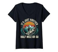 Women's It's Just Another Half Mile Or So V-Neck T-Shirt