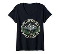 Women's It's Just Another Half Mile Or So V-Neck T-Shirt