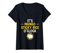 Women's It's Mango Sticky Rice O'clock V-Neck T-Shirt