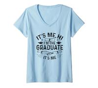 Womens It's Me Hi I'm The Graduate It's Me - Senior Graduation V-Neck T-Shirt