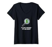 Women's Its Not A Mistake Its an Audit Humor V-Neck T-Shirt