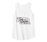 Womens It's Not a Party Until a Nebraska Girl Walks in,Proud Girls Tank Top