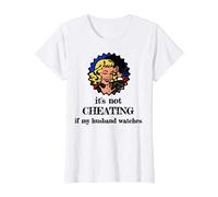 Womens Its Not Cheating If My Husband Watches Cuckold Hotwife Gift T-Shirt