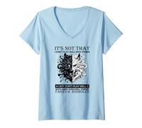 Women's It's not That I Don't Play Well with Others Wolf V-Neck T-Shirt