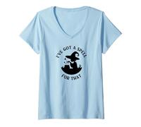 Women's I've Got a Spell for That Wiccan Pagan Cheeky Witch V-Neck T-Shirt