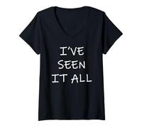 Womens I've Seen It All V-Neck T-Shirt