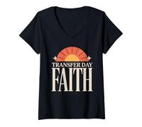 Women's IVF Transfer Day Embryo Transfer Transfer Day IVF IVF Hope V-Neck T-Shirt