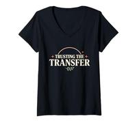 Women's IVF Transfer Day Embryo Transfer Transfer Day IVF IVF Hope V-Neck T-Shirt