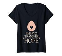 Women's IVF Transfer Day Embryo Transfer Transfer Day IVF IVF Hope V-Neck T-Shirt