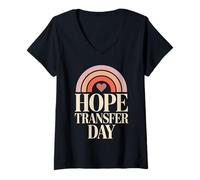 Women's IVF Transfer Day Embryo Transfer Transfer Day IVF IVF Hope V-Neck T-Shirt