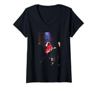 Womens Jack White Stripes Live Seven Nation Army Andy Willsher V-Neck T-Shirt