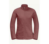 Women's JACK WOLSKINS TAUNUS FZ W fleece (Mineral Red)