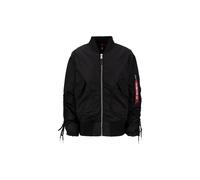 Alpha Industries CWU MA-1 Bomber Jacket Women for Women Size S/M - black