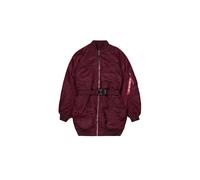 Alpha Industries MA-1 Coat Bomber Jacket Women for Women Size XS - dark cherry