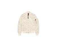 Alpha Industries MA-1 VF Light Bomber Jacket Women for Women Size S - vintage white