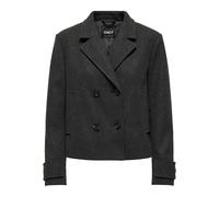 ONLY Women's Onlfreja Life Short Db Jacket OTW Noos Coat, Dark Grey Blend, XL