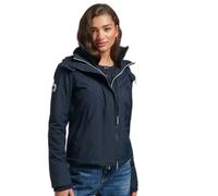 Superdry Pop Zip Hood Arctic Windcheater Jacket Blue M Woman