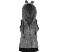 Women's jacket urban Classic teddy melange Noir XS