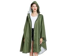 Womens Jackets, Waterproof Jacket, Unisex Cape Coat Lightweight Windproof Outdoor Rain Poncho With Color Block Design For All Seasons Suitable For Everyday Use And Hiking