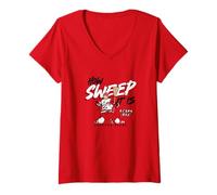 Women's Jackson Blake - How Sweep It is - Carolina Hockey V-Neck T-Shirt