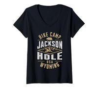Womens Jackson Hole V-Neck T-Shirt