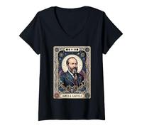 Women's James A Garfield V-Neck T-Shirt