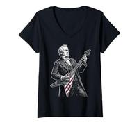Women's James Buchanan Guitar V-Neck T-Shirt