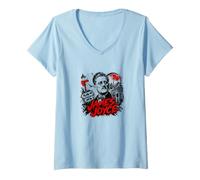Women's James Joyce Ulysses Dublin Literature Bloomsday V-Neck T-Shirt